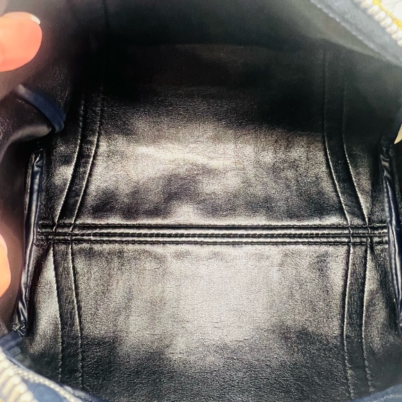 Dior Boston Trotter Bag - Navy/Tan - Picture 12 of 16